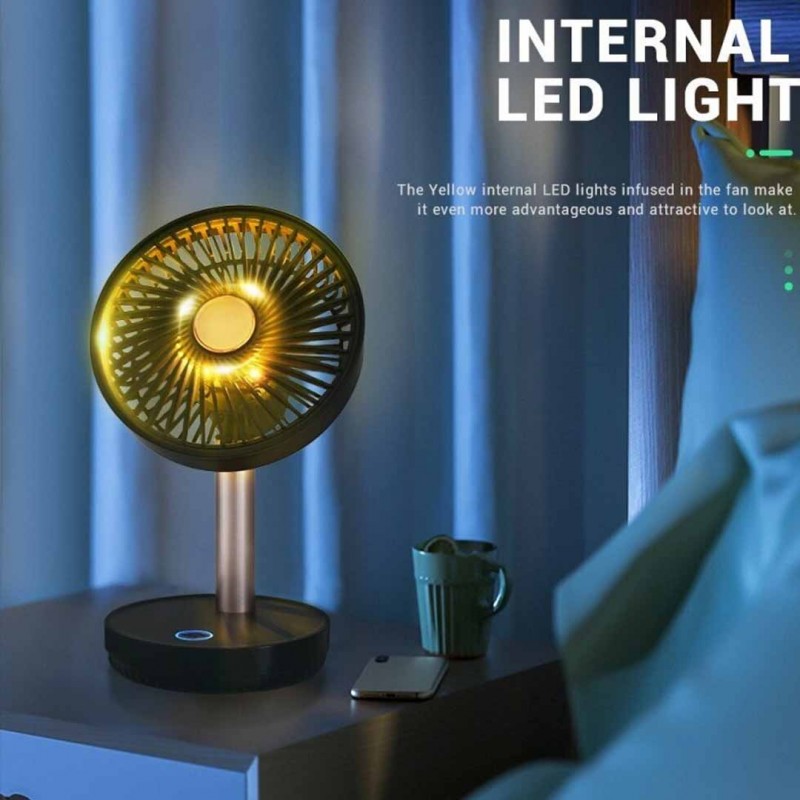 Electric Portable Mini Desk Fan USB Rechargeable