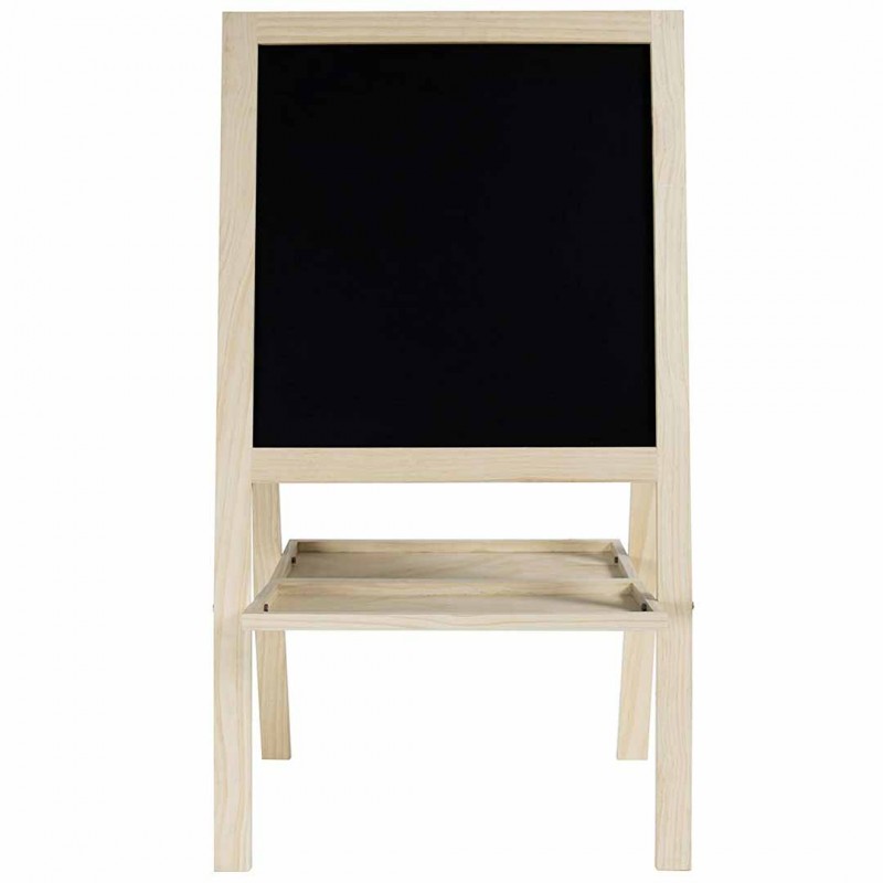 Wooden Double Sided Whiteboard And Blackboard Toy