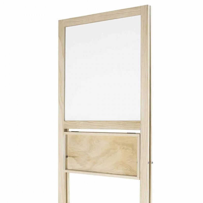 Wooden Double Sided Whiteboard And Blackboard Toy