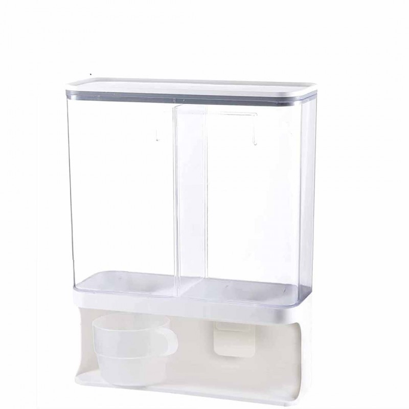 Dual Cereal Dispenser 3L Wall Mounted