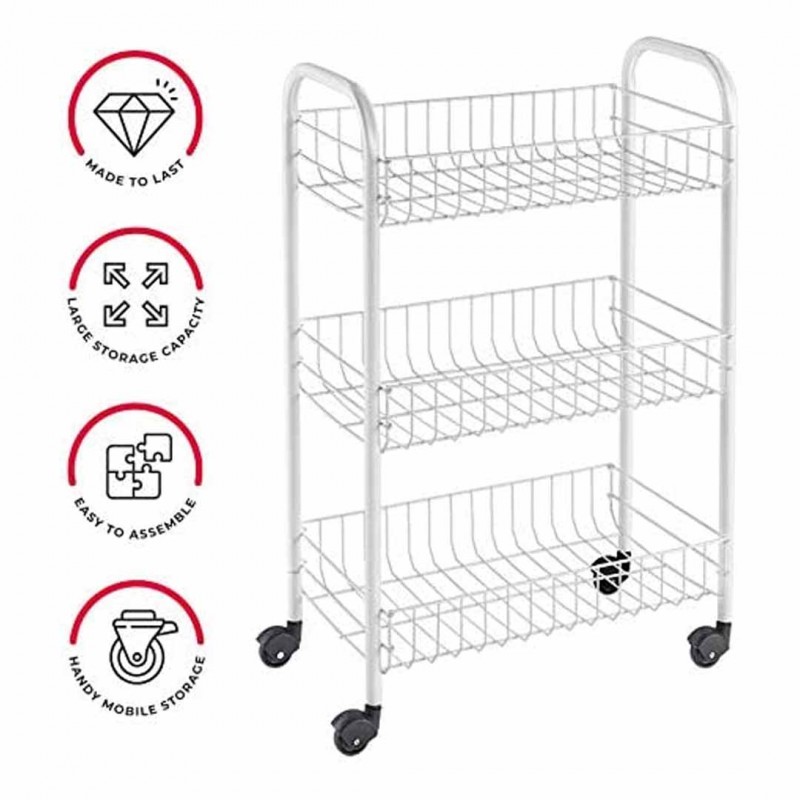 Service Trolley Siena with 3 Stages
