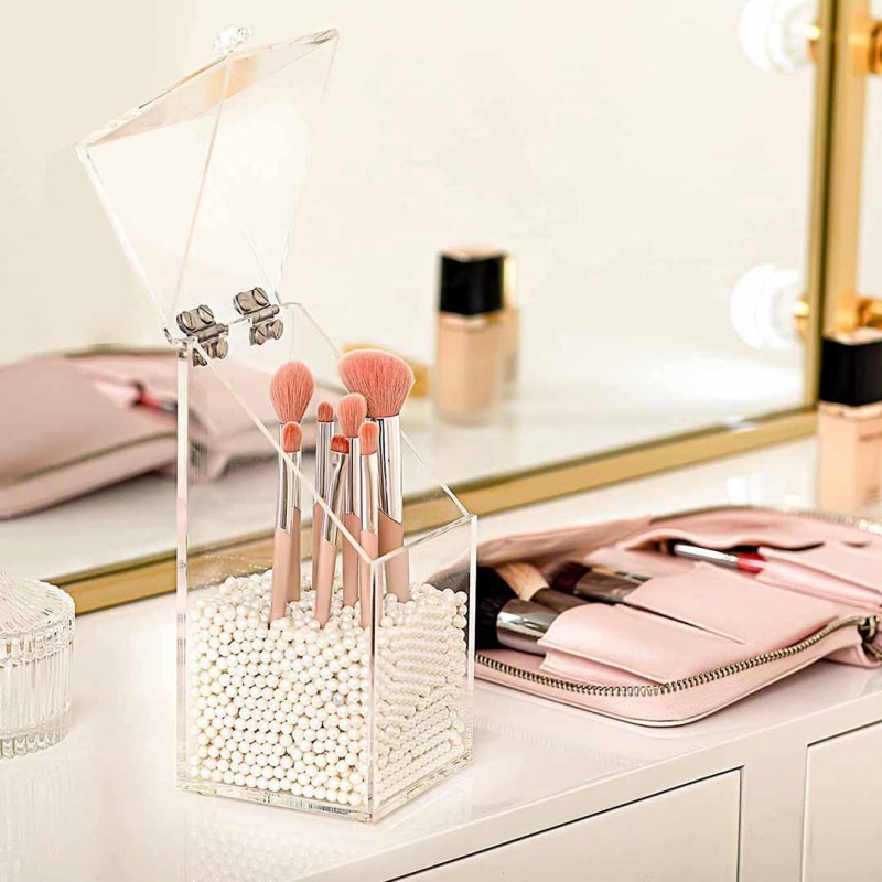 Acrylic Makeup Brush Organizer