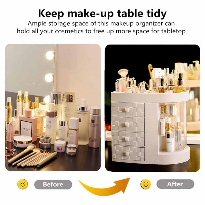 Makeup Organizer Cosmetics Storage Case Display Box