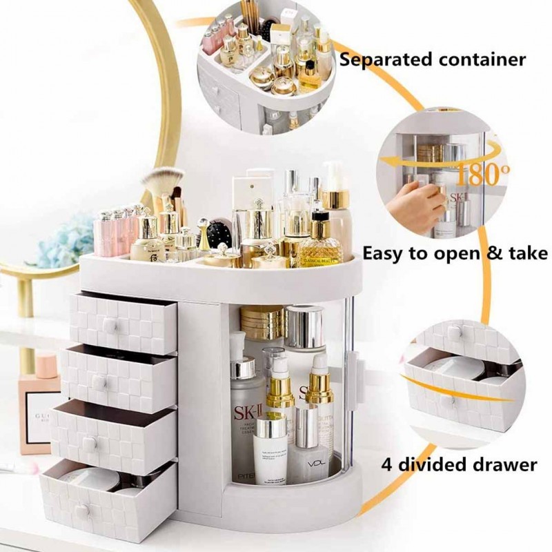 Makeup Organizer Cosmetics Storage Case Display Box