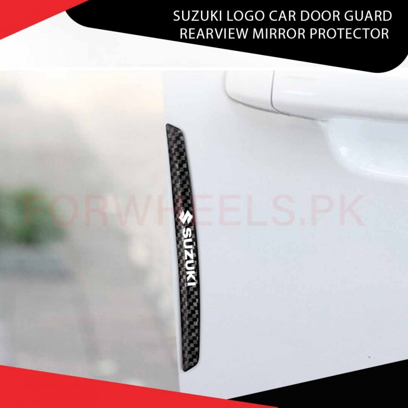 Suzuki Logo Car Door Guard Rearview Mirror Protector