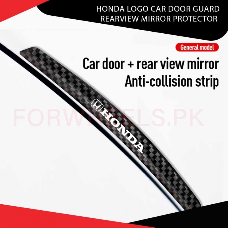 Honda Logo Car Door Guard Rearview Mirror Protector