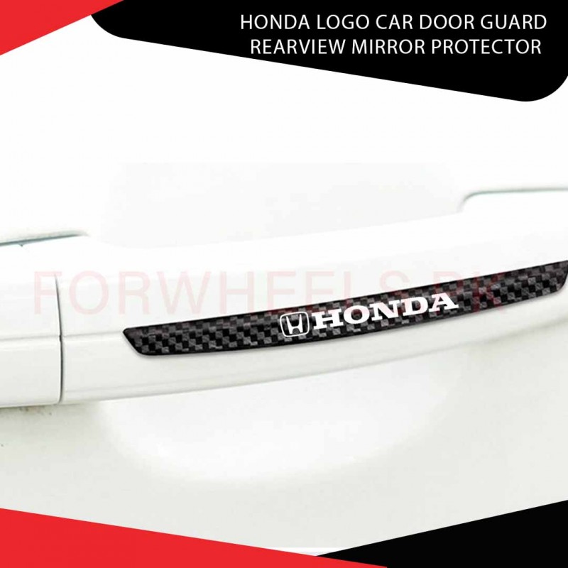 Honda Logo Car Door Guard Rearview Mirror Protector