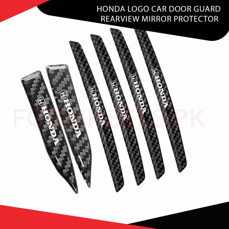 Honda Logo Car Door Guard Rearview Mirror Protector