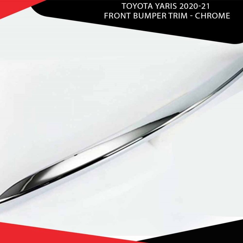 Toyota Yaris 2020-21 Front Bumper Trim Chrome