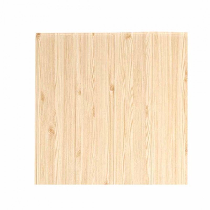3D Self Adhesive Wall Stickers Wood Grain Foam Pack Of 20 