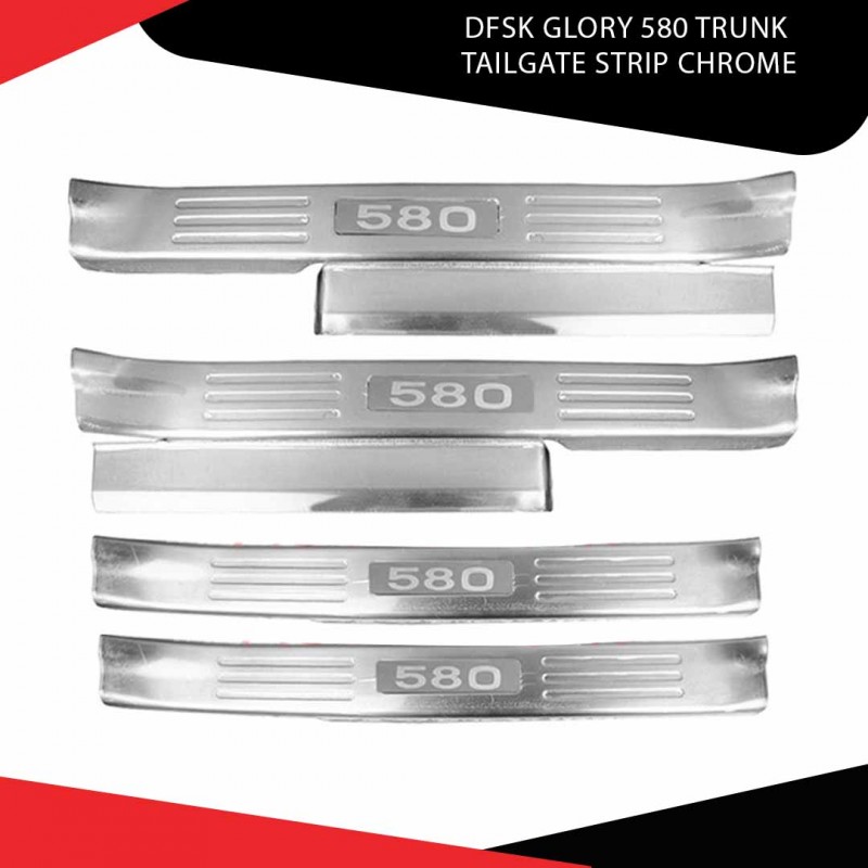 Dfsk Glory 580 Premium Sill Steps With Logo Chrome