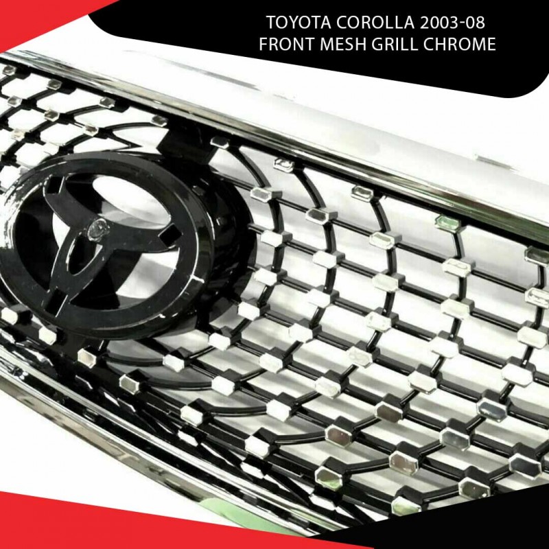 Toyota Corolla 2003-08 Front Benz Grill Chrome