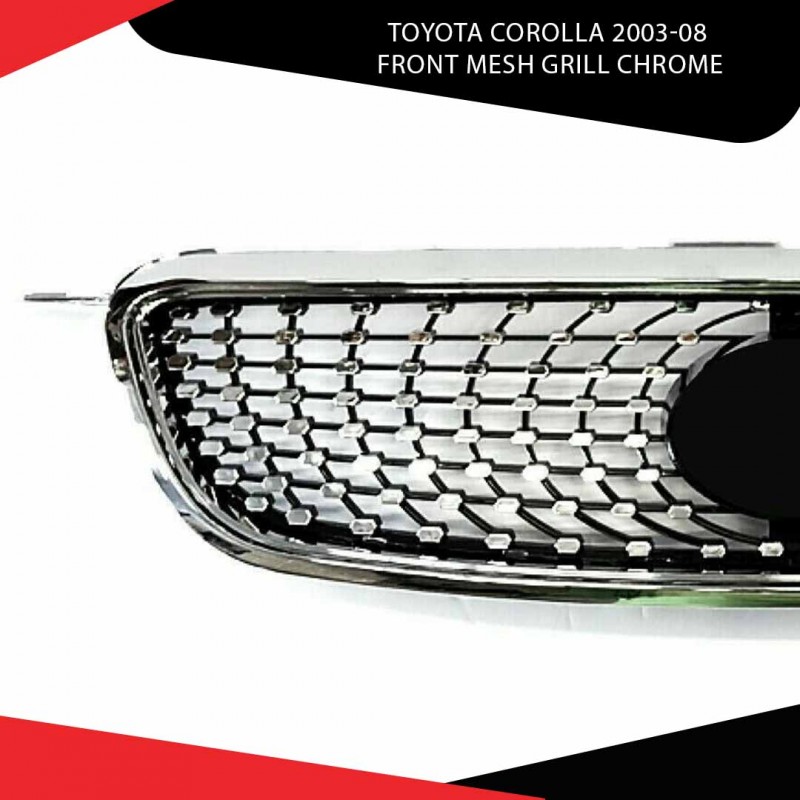 Toyota Corolla 2003-08 Front Benz Grill Chrome