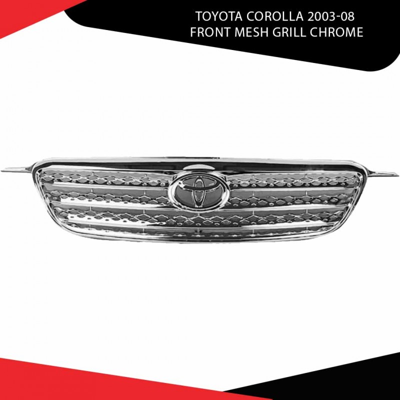 Toyota Corolla 2003-08 Front Mesh Grill Chrome