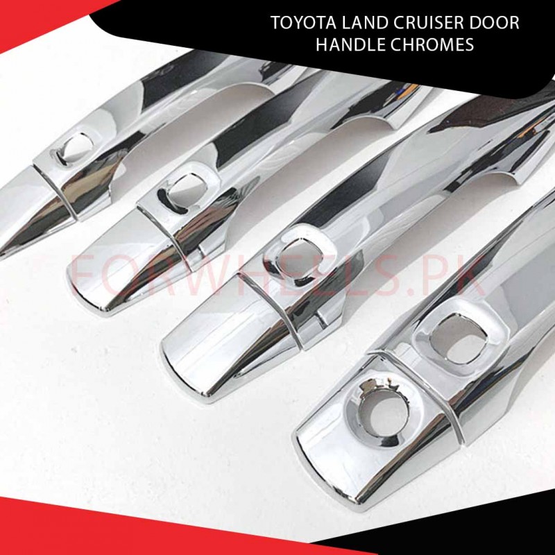 Toyota Land Cruiser Door Handle Chromes High Quality 4 Doors Pair