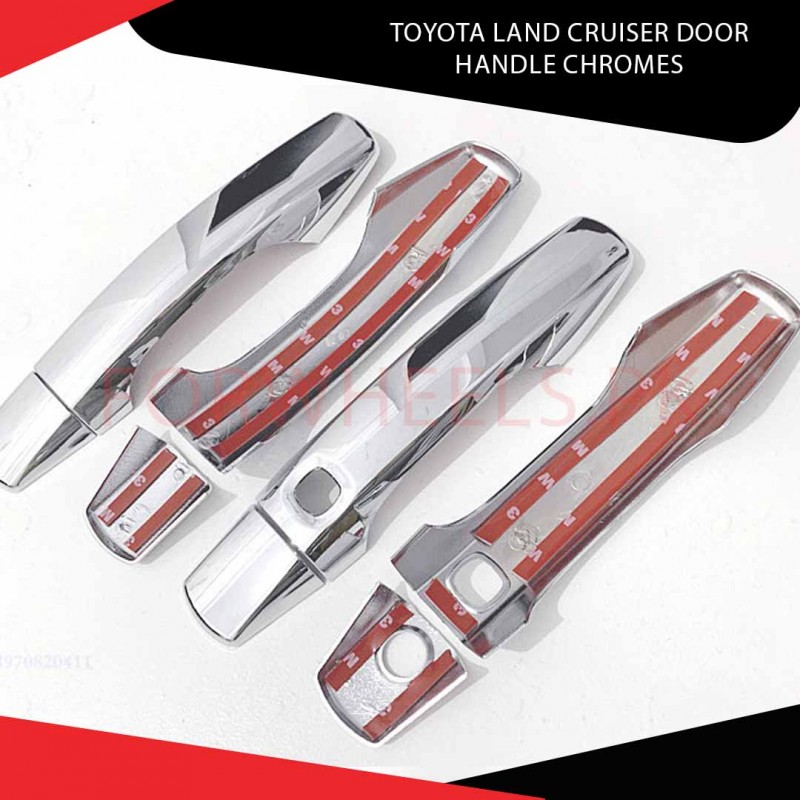 Toyota Land Cruiser Door Handle Chromes High Quality 4 Doors Pair
