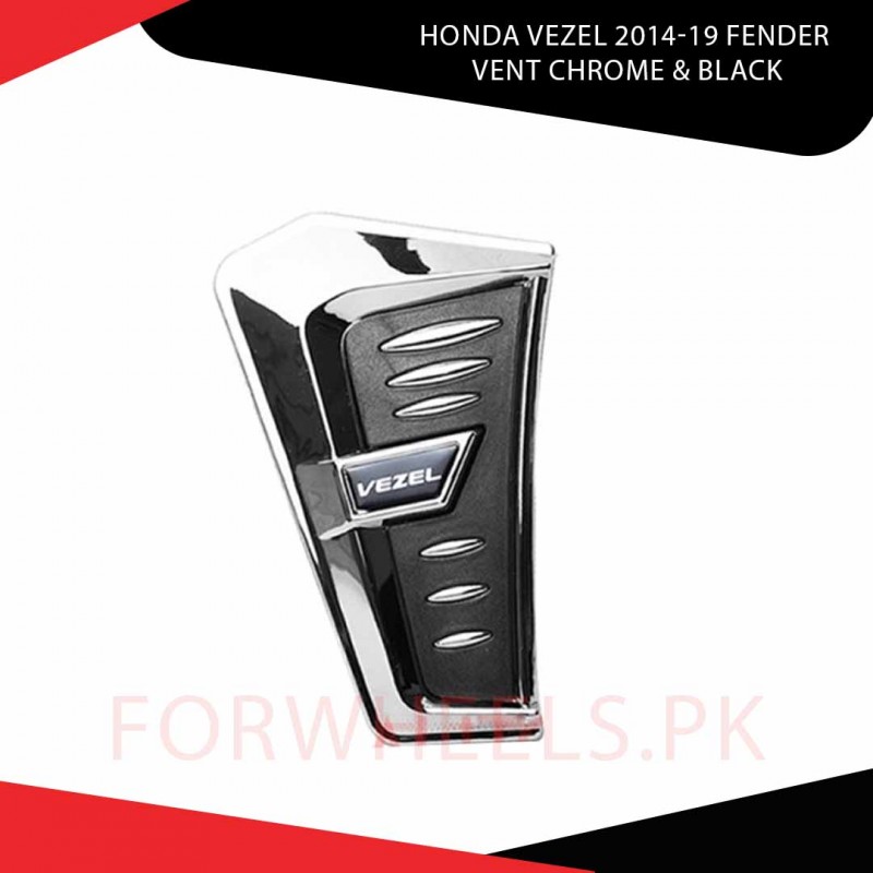 Honda Vezel 2014-19 Fender Vent Chrome & Black