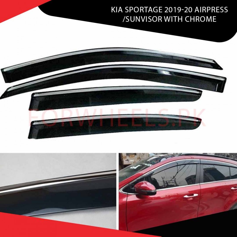 Kia Sportage 2019-20 Airpress Sunvisor With Chrome