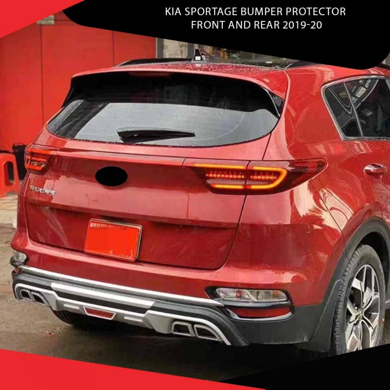 Kia Sportage Bumper Protector Front And Rear 2019-20