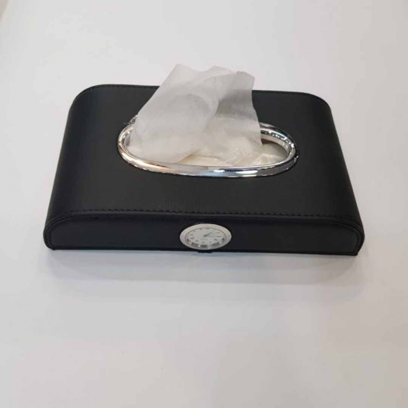 Car Clock Tissue Box
