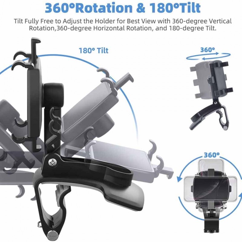 Dashboard Clip Mount Car Phone Stand