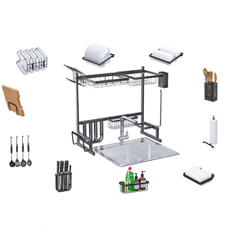 Dish Drying Rack Over Sink For Single Sink