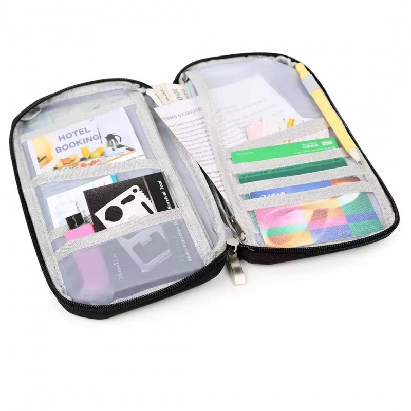 Travel Journey Document Organizer Wallet