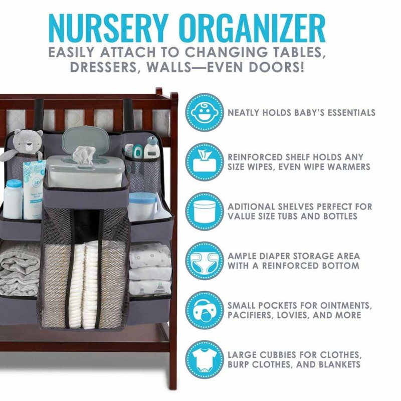 Nursery Organizer And Diaper Bag