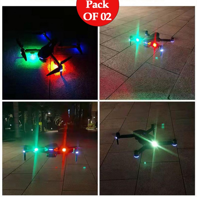 Multicolor Universal Flight Light For Bike (Pack Of 02)