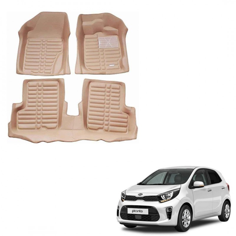 Car 5d Floor Mats (Kia picanto 2022 Beige color)
