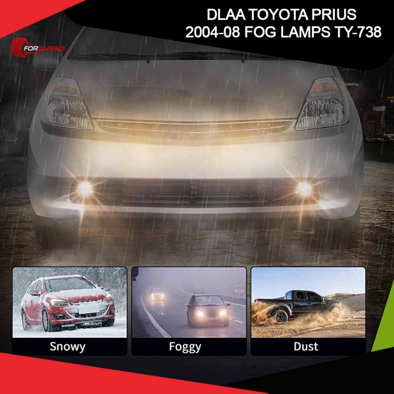Dlaa Toyota Prius 2004-08 Fog Lamps Ty-738