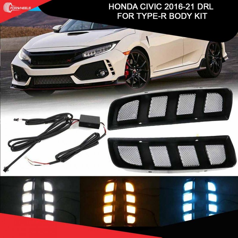 Honda Civic 2016-21 Drl For Type-R Body Kit