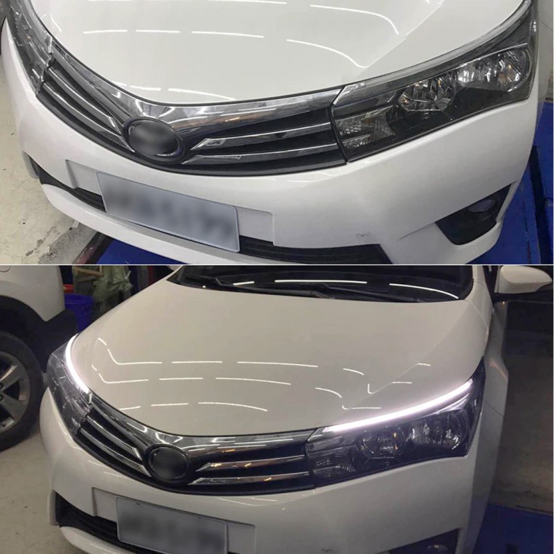 Toyota Corolla 2014-2017 Eyebrow Audi Style DRL LED