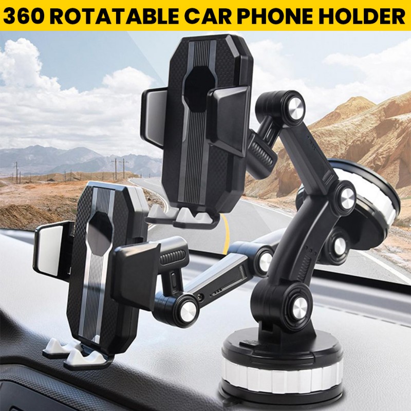 Suction Cup 360 Rotatable Car Phone Holder