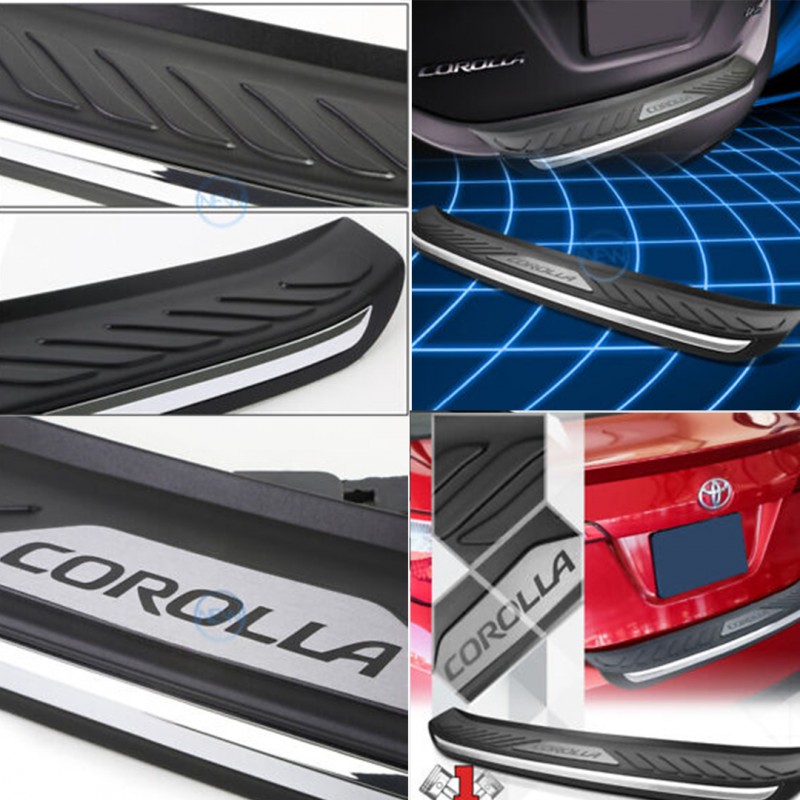 Toyota Corolla 2014-2018 ABS Rear Bumper Protector Trim