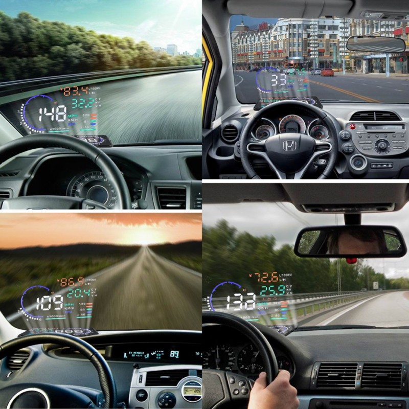 Car Hud Head Up Display Speed Meter
