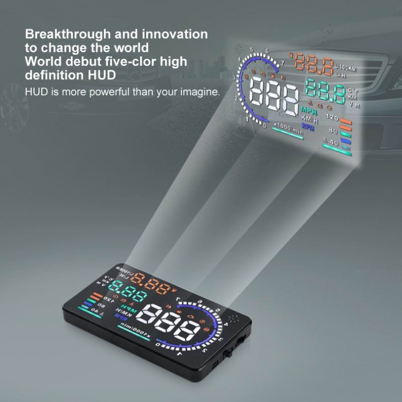 Car Hud Head Up Display Speed Meter