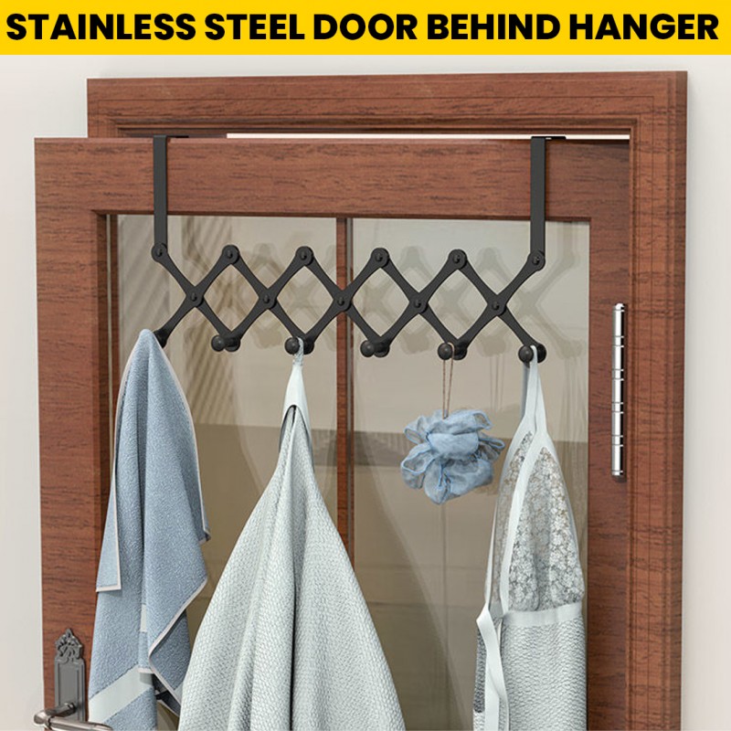 Stainless Steel Door Behind Hanger
