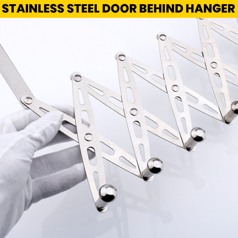 Stainless Steel Door Behind Hanger