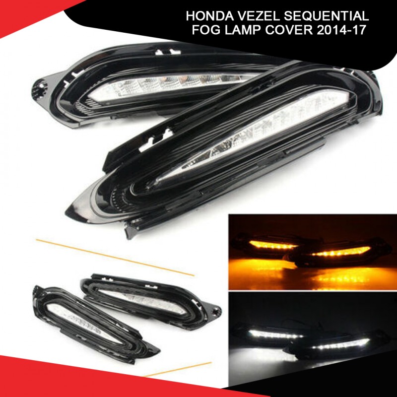 Honda Vezel Sequential Fog Lamp Cover 2014-17