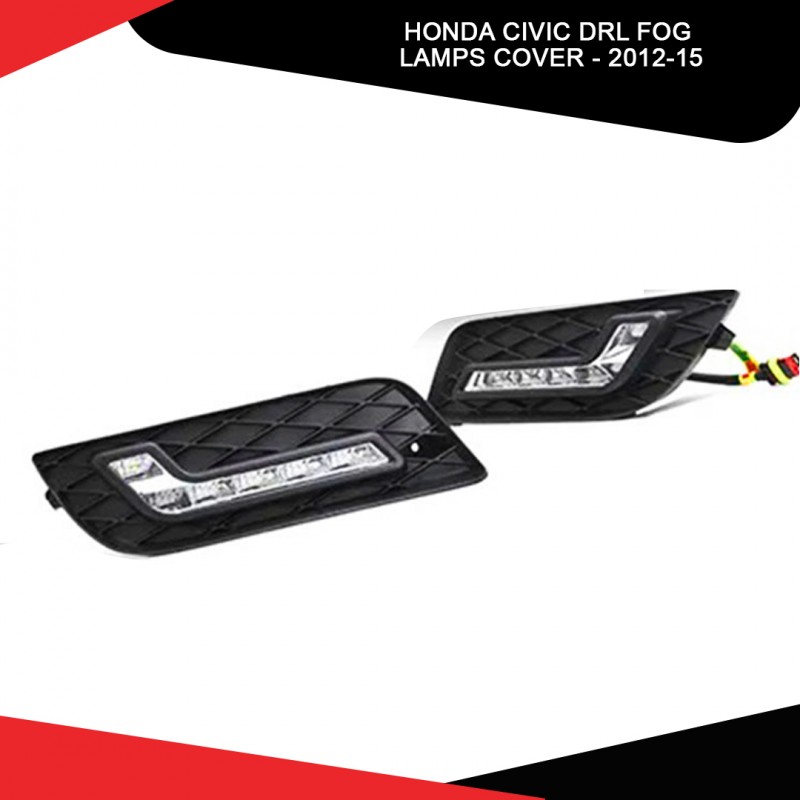 Honda Civic Drl Fog Lamps Cover 2012-15