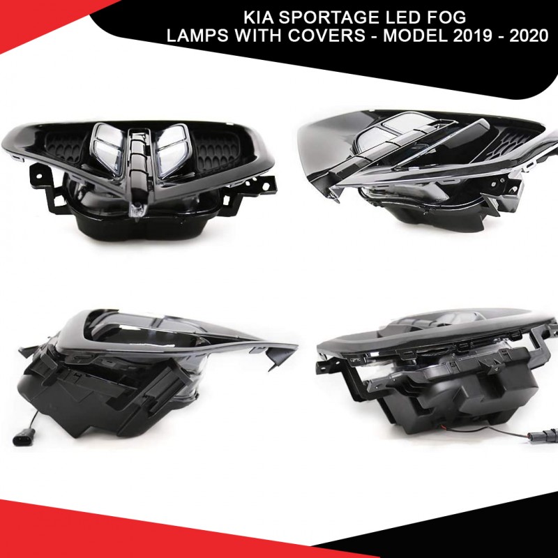Kia Sportage Led Fog Lamps With Covers - Model 2019 - 2020