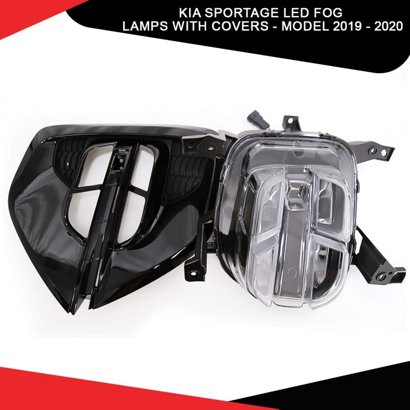 Kia Sportage Led Fog Lamps With Covers - Model 2019 - 2020