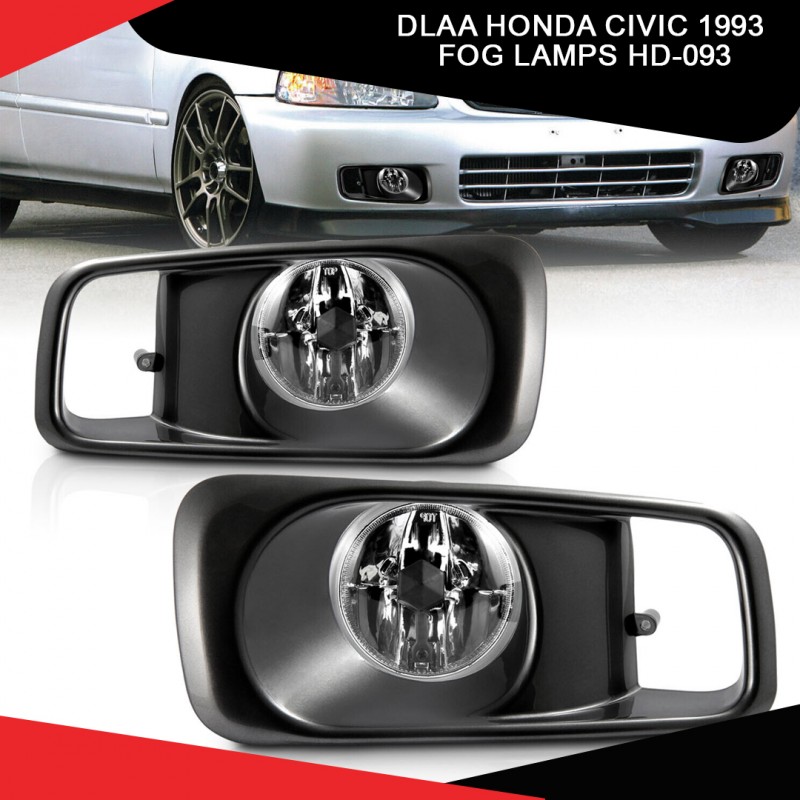 Dlaa Honda Civic 1993 Fog Lamps Hd-093