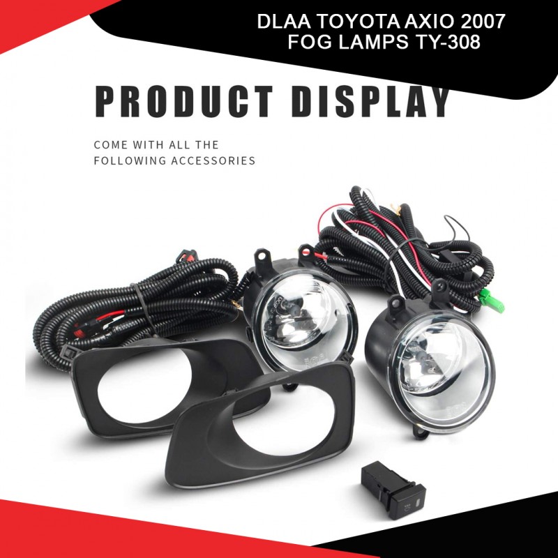 Dlaa Toyota Axio 2007 Fog Lamps Ty-308