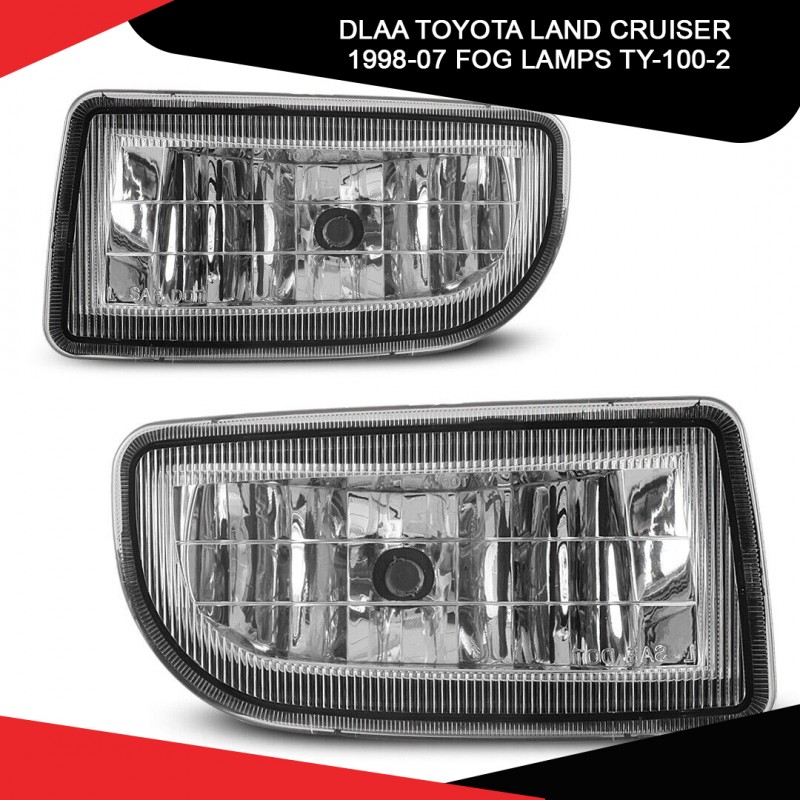 Dlaa Toyota Land Cruiser 1998-07 Fog Lamps Ty-100-2