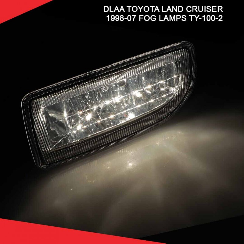 Dlaa Toyota Land Cruiser 1998-07 Fog Lamps Ty-100-2
