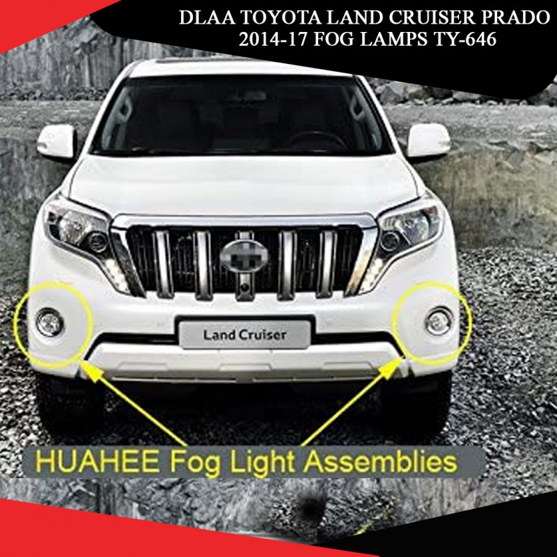 Dlaa Toyota Land Cruiser Prado 2014-17 Fog Lamps Ty-646