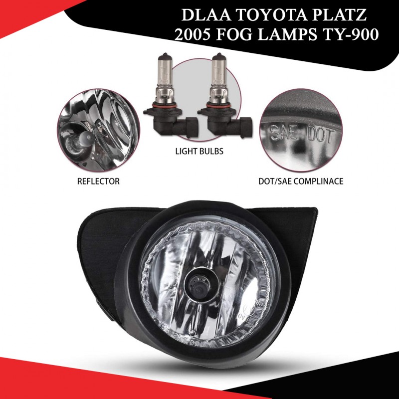 Dlaa Toyota Platz 2005 Fog Lamps Ty-900