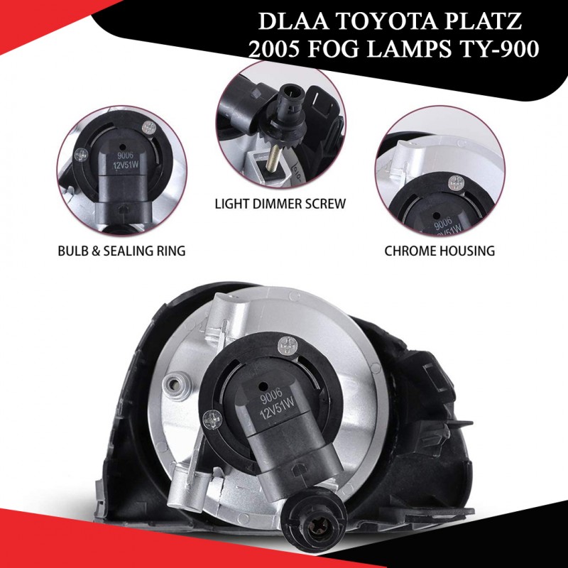 Dlaa Toyota Platz 2005 Fog Lamps Ty-900